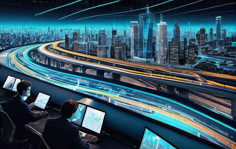 물리학 시뮬레이션 활용 사례 - **Advanced Virtual Reality Surgical Training**
    A close-up, eye-level shot inside a pristine, ste...