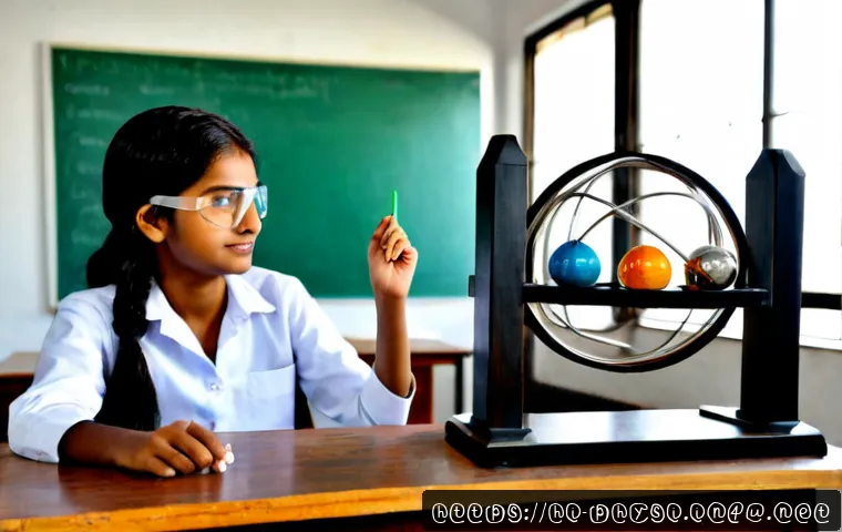 Home 17 물리학과 관련된 과학 교육 - Photorealistic physics education scene in a modern Indian secondary school laboratory, a Hindi-speak...